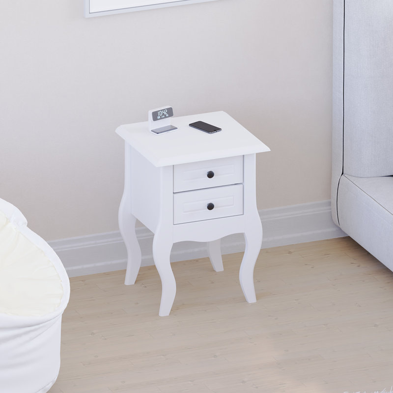 Nishano 2 Drawer Bedside Table