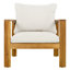 Chaise de patio d'extérieur simple avec coussins-2096025795