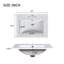 Meuble-lavabo 24 po avec lavabo supérieur