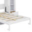 Grand lit escamotable efficace avec armoires de rangement intégrées, tiroirs coulissants, éclairage à DEL et options de tablettes-876670324