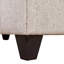 Canapé Marlow avec 2 coussins, accoudoirs carrés en chenille beige, 83 po