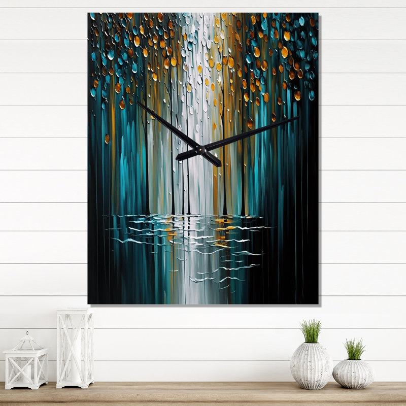 Janaria - Horloge murale moderne, H 32 po x l 16 po x P 1 po