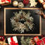 Couronne de Noël avec des lumières chaudes