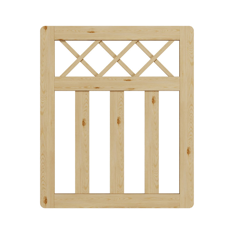 Towanna Wood Gate, 7.6 ft. H x 6.4 ft. W, Natural