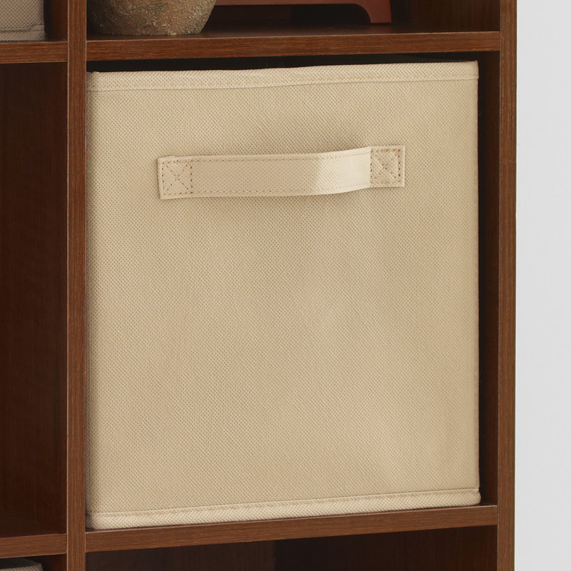 27cm Cube Fabric Bin with Pull Handle by ClosetMaid, Natural