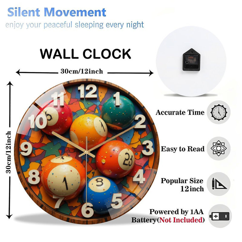 Horloge murale 12 pi