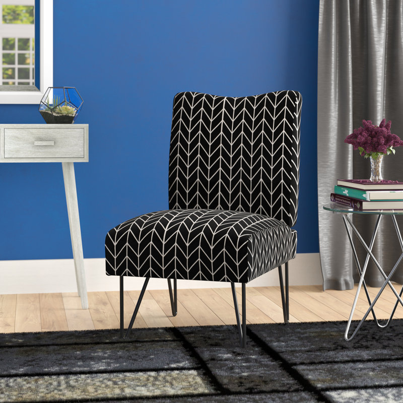 Fauteuil de chambre Firkins, Chevron noir