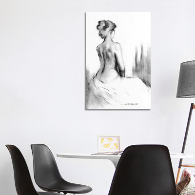 Soft Silhouette I by E.A. Orme - Wrapped Canvas Print
