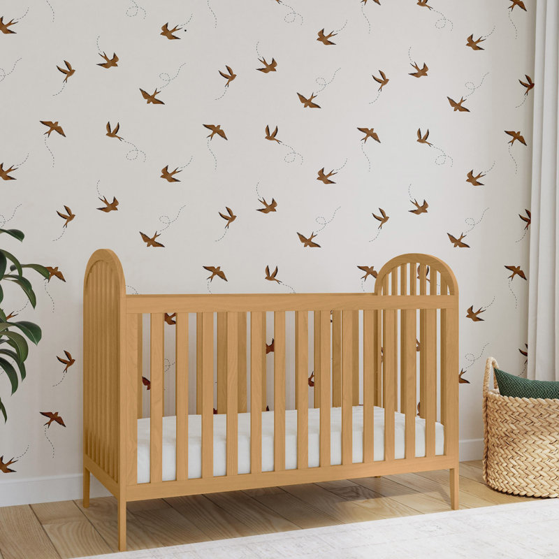 Beau 3-In-1 Convertible Crib, Honey