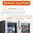 24 Inch Dual Zone Wine and Beverage Refrigerator, 21 Bottle & 60 Can Built-in or Freestanding Wine Cooler with French Door, Stainless Steel, UV-Protected Glass, Compressor Cooling Wine Fridge, 3-Color LED Light Beverage Refrigerator & Cooler