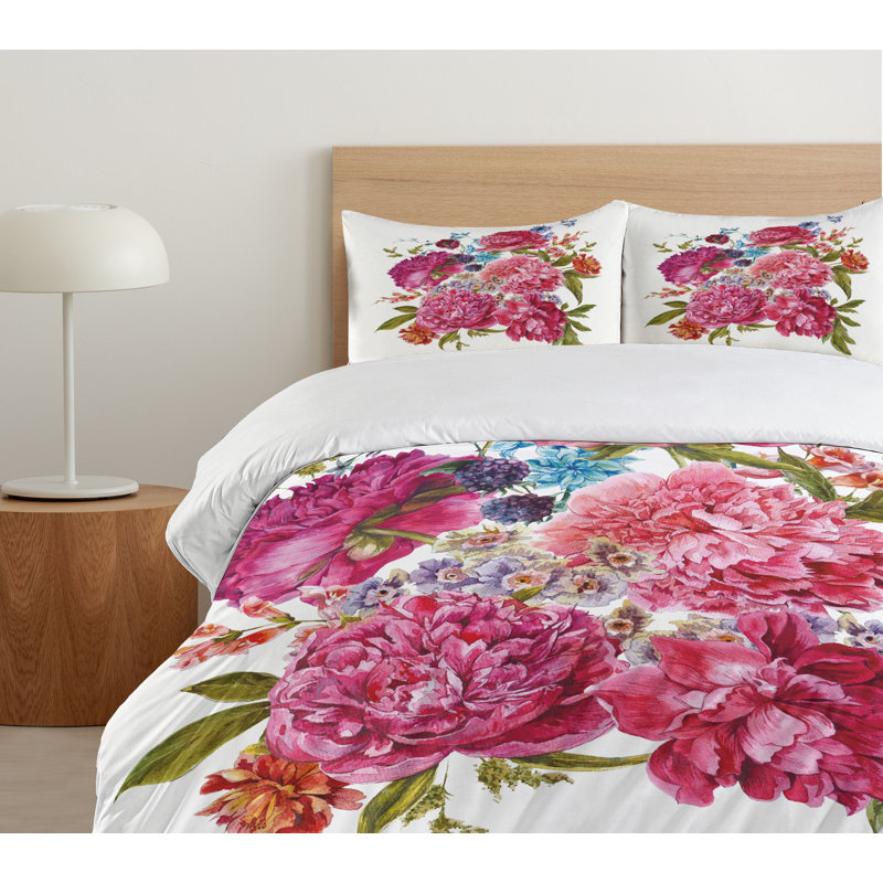 Shabby Elegance Modern & Contemporary Polyester Duvet Cover, Queen