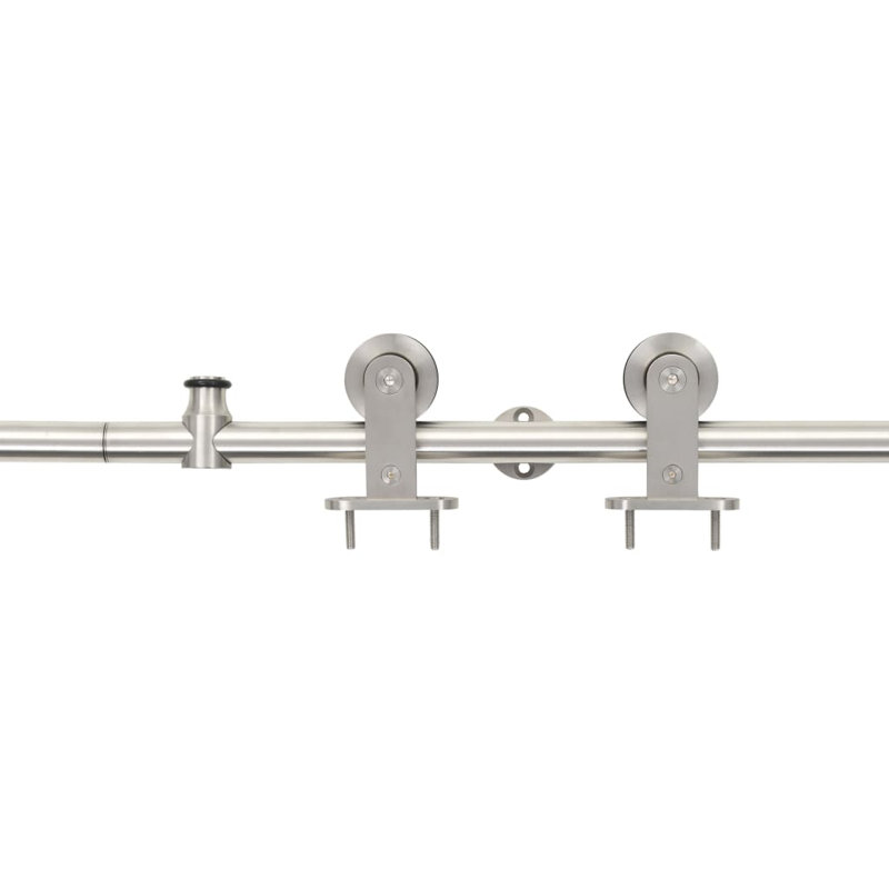 Hunsicker Stainless Steel Sliding Door Hardware Kit