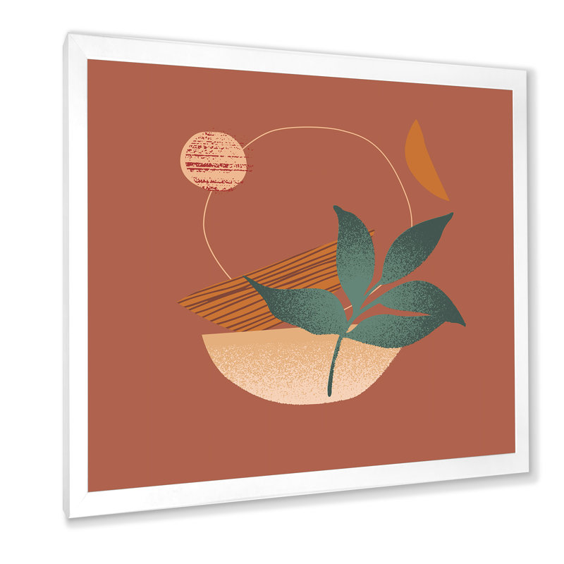 «Tropical Leaf Silhouettes and Shapes III», impression sur toile, H 36 po x l 36 po x 1,5 po, Toile blanche encadrée