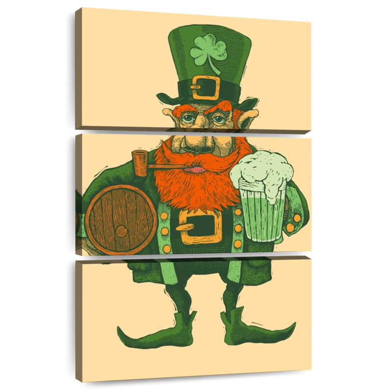 Leprechaun rétro Lelend, H 74 po x l 48 po