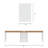 Second Avenue Piece Writing Desk Office Set-2144759403