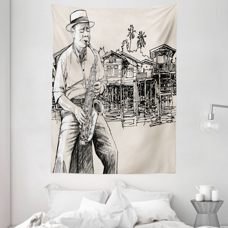 Tapisserie européenne en polyester, H 80 po x l 60 po