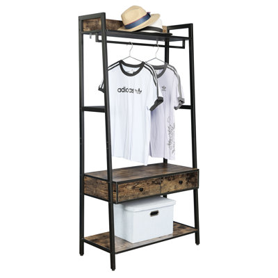 Bedsworth Entryway Bench - Hall Tree with Storage, Hooks & Shoe Rack | Space-Saving Organizer