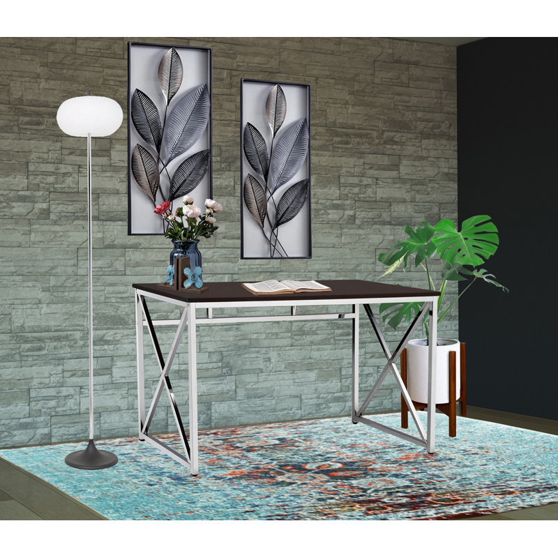 Office Workspace Desk MDF/Chrome