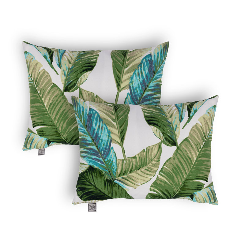 ENSEMBLE DE DEUX COUSSINS 13 "X18" remplis de polyester à 100%,  Rectangle H 18 po x l 13 po