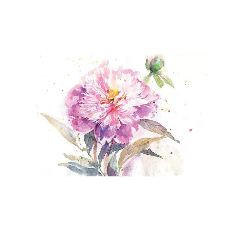 Pion by Marina Ignatova - Wrapped Canvas Print, 101.6 cm H x 66.04 cm W x 1.91 cm D