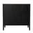 Isa 32.75 in. W Marble and Wood 3 Drawer Chest, Washed Black-1179825107