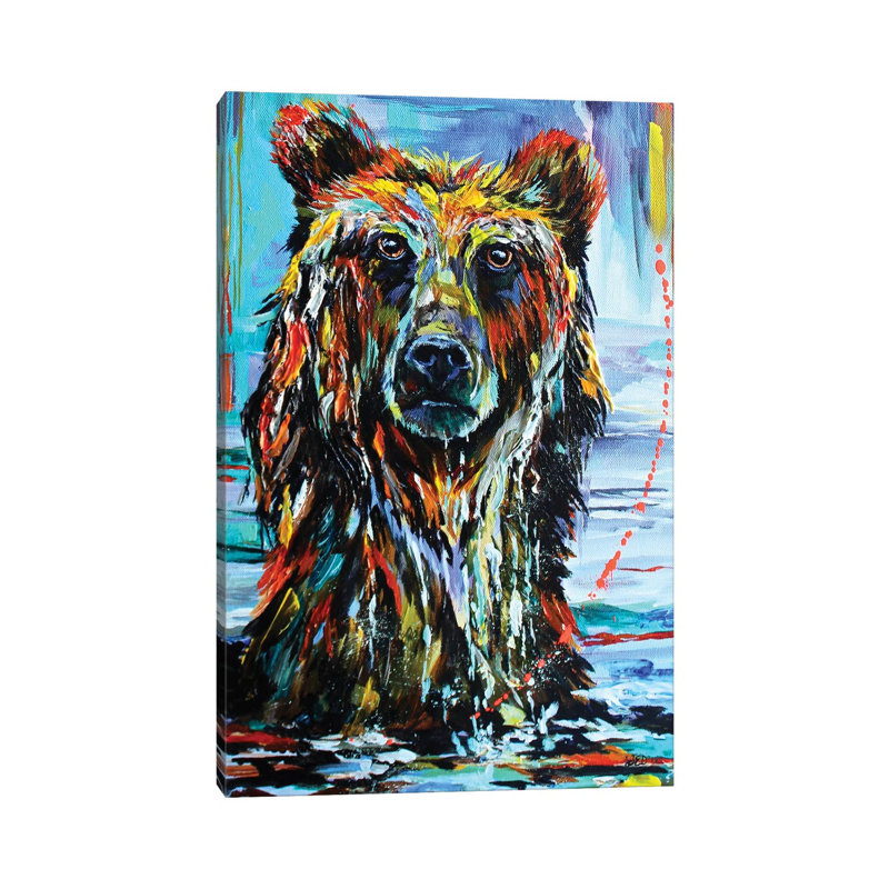 Go Fish by Lindsey Dahl - Wrapped Canvas Painting, 20.32 cm H x 30.48 cm W
