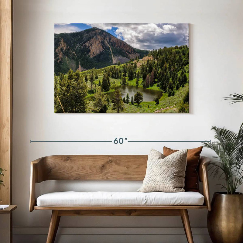 Scène de montagne Alvord Yellowstone, H 30 po x l 45 po