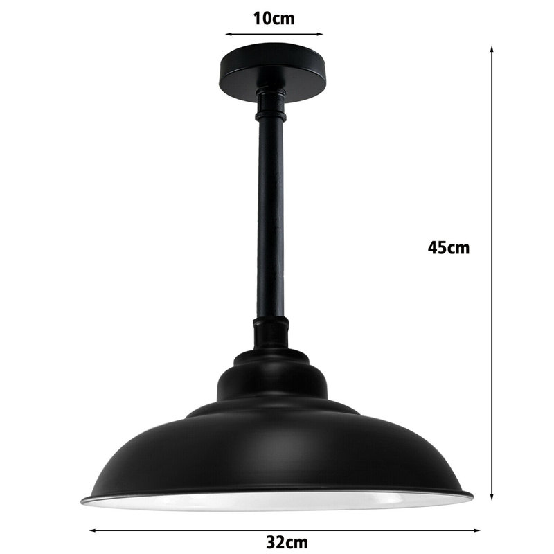 Asuka 1 - Light Black Dome Pendant