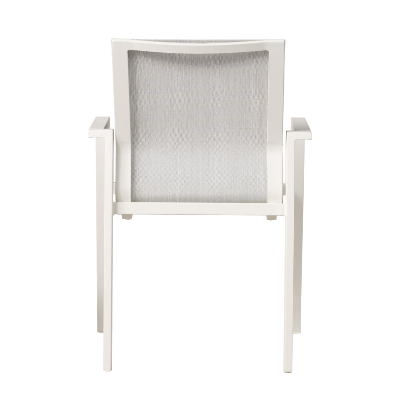 High Back Dining Chair-Set Of 4, Silver Gray, Silver Gray