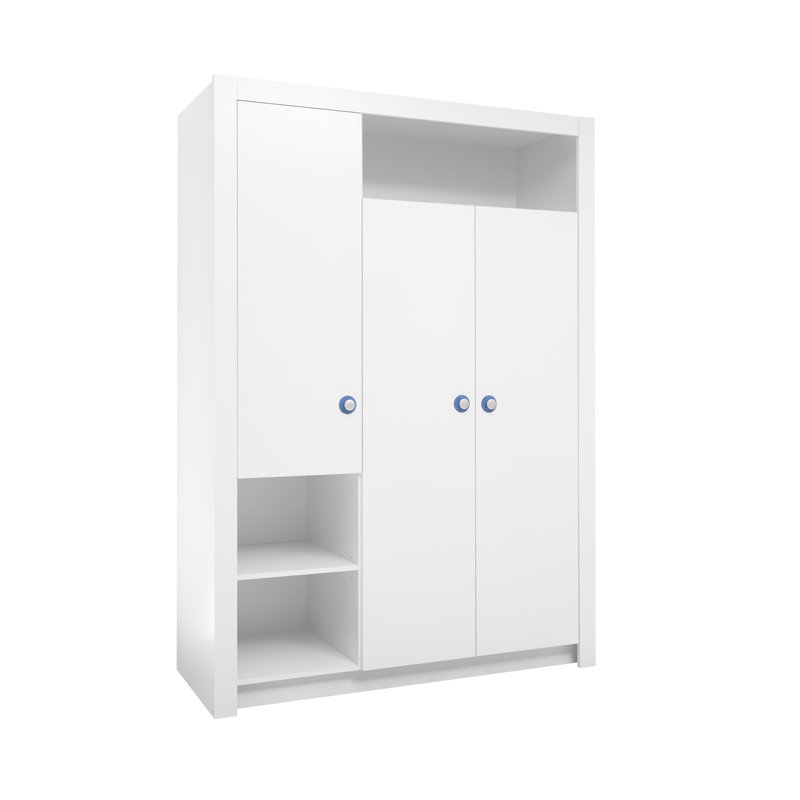 3 Door Solid Wood Wardrobe