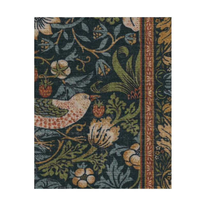 Tapis décoratif à motif botanique lavable Nature Beauty Series, Sous-tapis rectangulaire de 3 pi 3 po x 4 pi 11 po