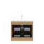 Meuble-lavabo mural avec 2 tiroirs pour salle de bain-56224257-56224259