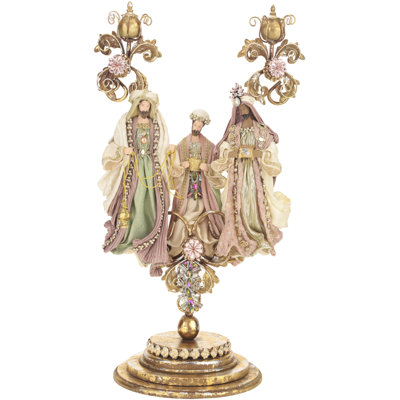 3 Kings On Pedestal - 23 Inches