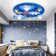 Cygnus 8 - Light Acrylic Dimmable Geometric Chandelier