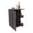 Bar Cart, Two External Shelves, Four Casters, Six Built-in Wine Rack, Single Door Cabinet-1432736274-1432736366