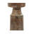 18'' H Wood Tabletop Candlestick