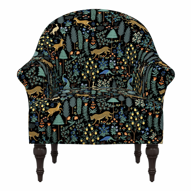 Josephine Chair, Rpc Menagerie Black Linen