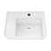 Whitehaus Collection 26" Rectangular Wall Mount Basin With Faucet Drilling And Rear Centre Drain Location