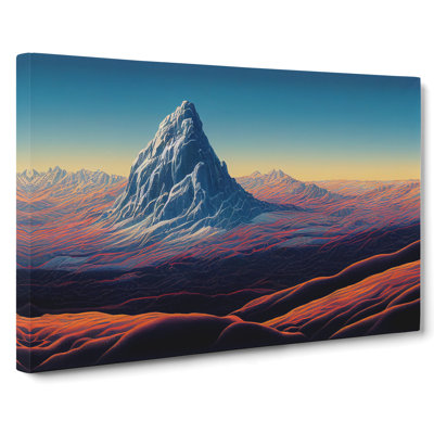 Majestic Mountain Landscape - Wrapped Canvas