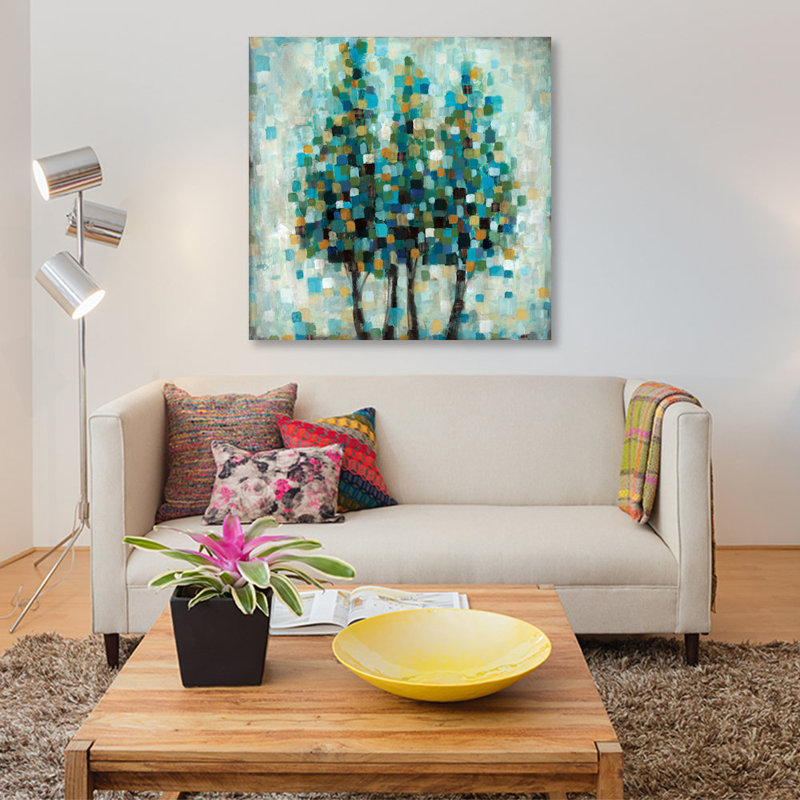 "into the blue" par wani pasion, reproduction d’art sur toile, H 12 po x l 12 po x P 0,75 po