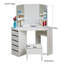 Meith Dressing Table with Mirror