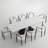 9-Piece 110.23" W Extendable Sintered Stone Dining Set-293607984-297633136