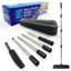 Rubber Pet Hair Clean Broom & Hand Brush Set 120cm Handle with Squeegee
