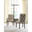 Chaise parsons rembourrée Solvig Blend