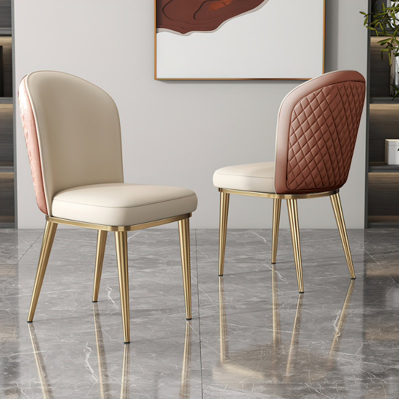 Modern Light yellow/Brown Dining Chair,Dining Room Chairs,Kitchen Chairs