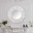 Engineered Wood Round Wall Mirror
