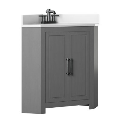 Andelyn 24.63'' Single Bathroom Vanity with Ceramic Top