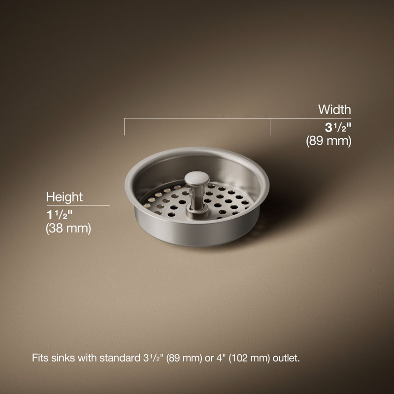 Duostrainer Basket Strainer, Vibrant Stainless