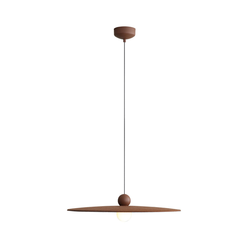 Meier 24" LED Pendant in Coffee, Brown