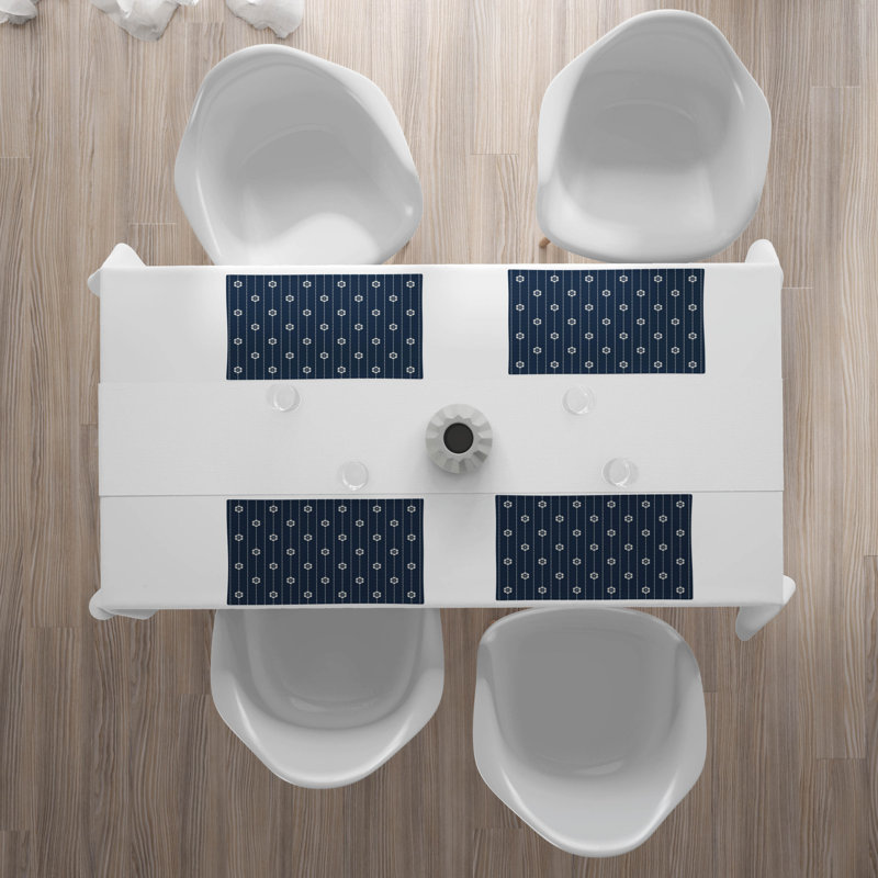 Polyester Geometric Rectangle Placemat